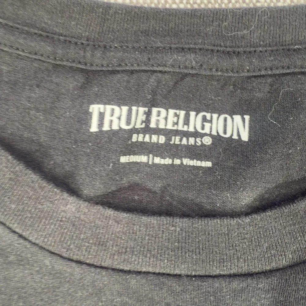 True Religion Jeans Shirt Mens Medium Black World Tour 02 Buddha Graphic Tee